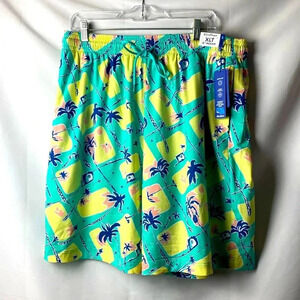 NWT CARIBBEAN MENS SIZE XLT (TALL) SWIMWEAR WAVELINER COMFORT BOXER SWIM SHORTS